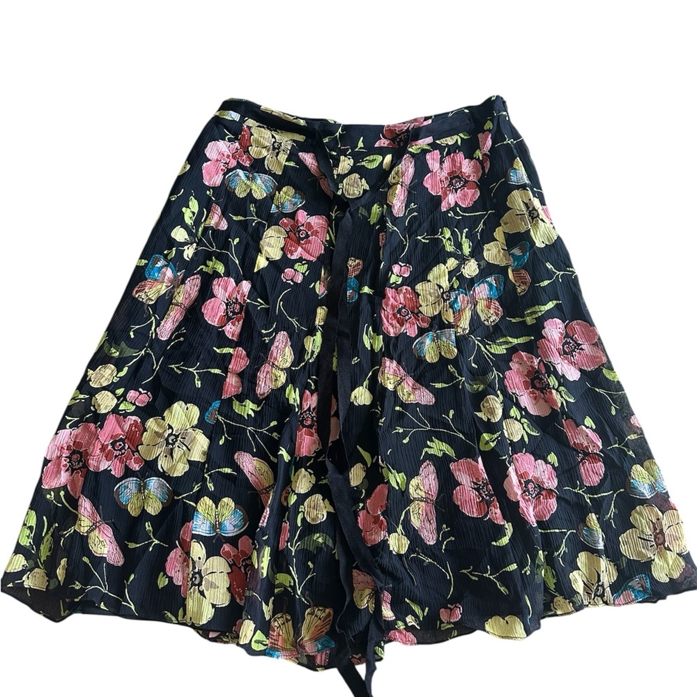 Floral midi skirt (F1)
